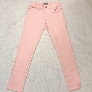 Pink cotton jeans